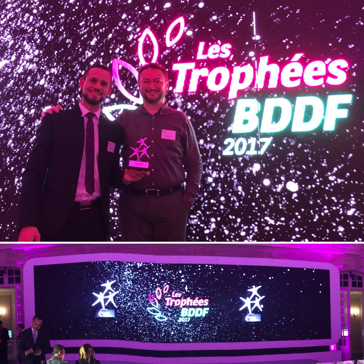 JLabialle's tweet photo. Heureux et fier ! Le #TechKnowBar remporte le prix « Coup de cœur des collaborateurs ». Une belle récompense pour cette aventure écrite avec @Fred_Poquet au service des collaborateurs de @BNPParibas #formation #digital #collaboration #NewWaysOfWorking. Merci à tous ! https://t.co/oISGNG04nt