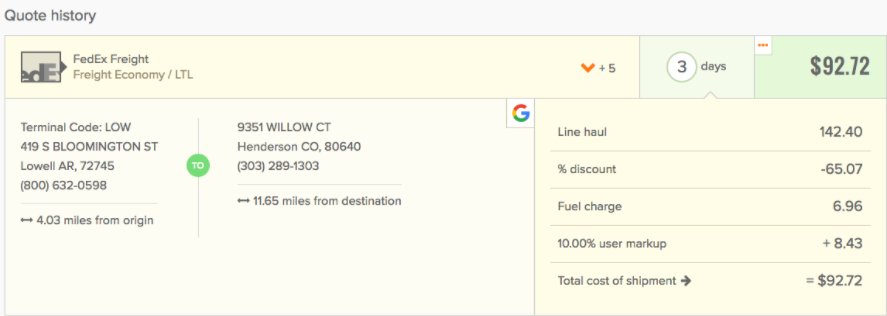 freightview's tweet photo. What's this?? Terminals & Rate Break Down now in #Freightview: https://t.co/H3Jjjf8BLi
#NewFeatures #HappyShipping https://t.co/c4h2ZWKx9q