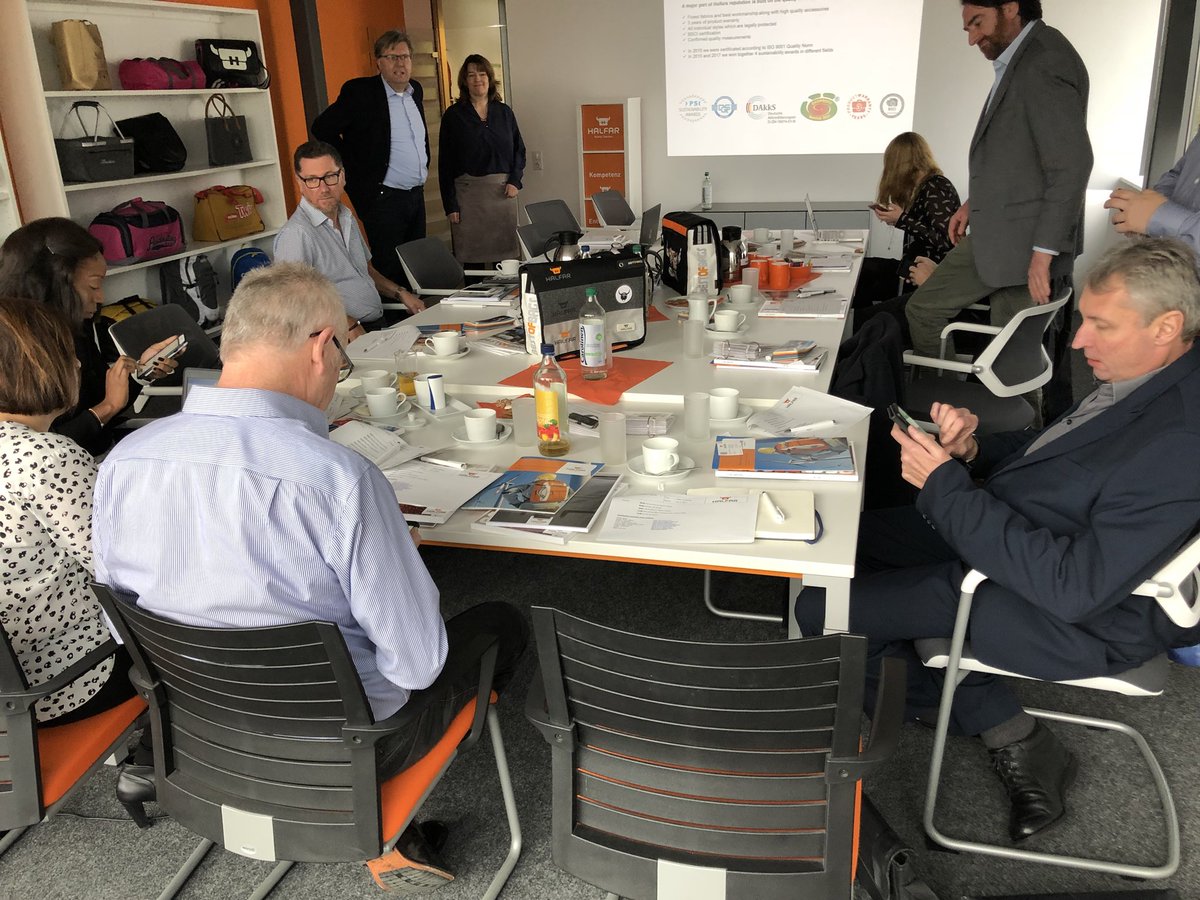 galpeg's tweet image. Thank you to #Halfar for a tremendous day at a very impressive bag factory.