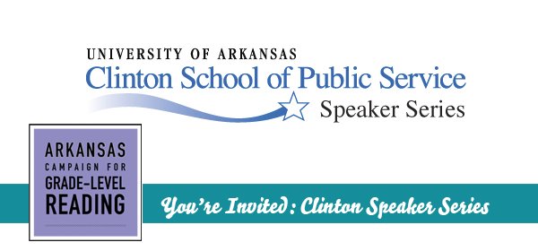 Excelby8's tweet image. Join us tomorrow for Clinton School of Public Service's Speaker Series event on AR-GLR's efforts to increase the percentage of third graders who can read on grade-level. Ralph Smith, managing director of the @readingby3rd will moderate the panel!  mailchi.mp/ar-glr/peum6c2…