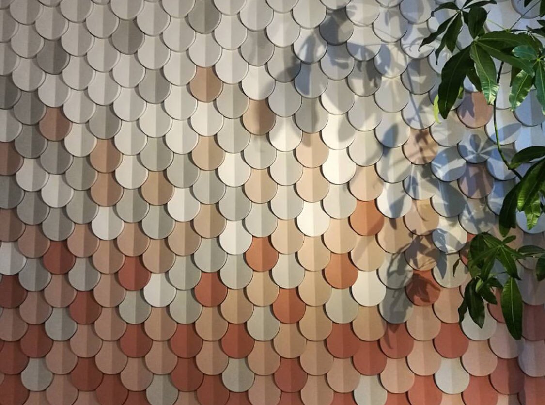 CodeVancouver's tweet image. Tropical vibes at Kaza featuring cheerful Shingles #ShingleTiles #Vacouver #CodeShowroom #KazaConcrete #ConcreteTiles #ConcreteDesign