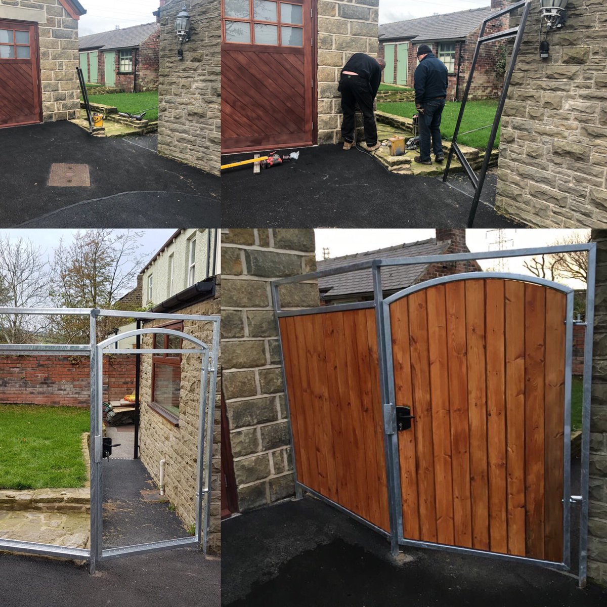 mickybricky1's tweet photo. Lovely bit of fabrication to secure this projects garden area #sheffield #sheffieldissuper #Barnsleyisbrill #sheffieldsmallbiz #sheffieldbuilder #allthingssheffield #ATSOPRO #uksmallbiz https://t.co/vIPSahxPnG