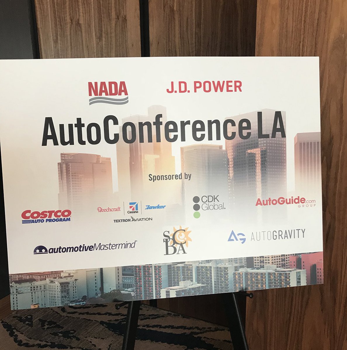 CDKGlobal's tweet photo. Happy to be here in sunny LA! Stop by our booth here at #AutoConfLA. https://t.co/68HlGQ4NGy