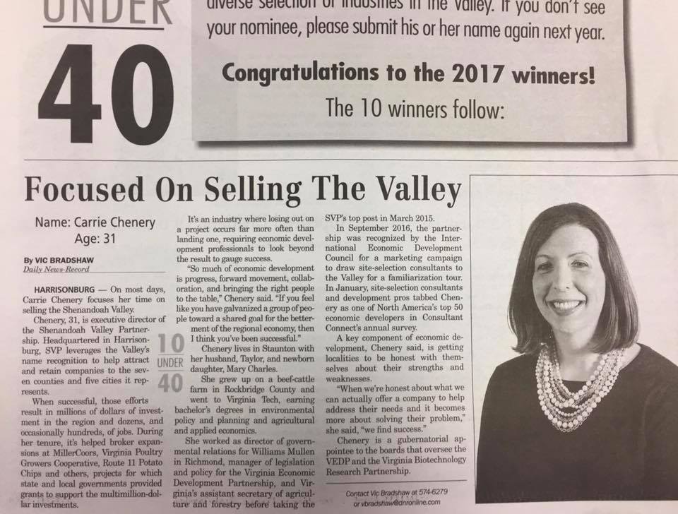 VTAgEcon's tweet photo. AAEC alumna featured in #Harrisonburg paper today! Go #hokies! @VTAgLifeSci https://t.co/bDW9akYnbb