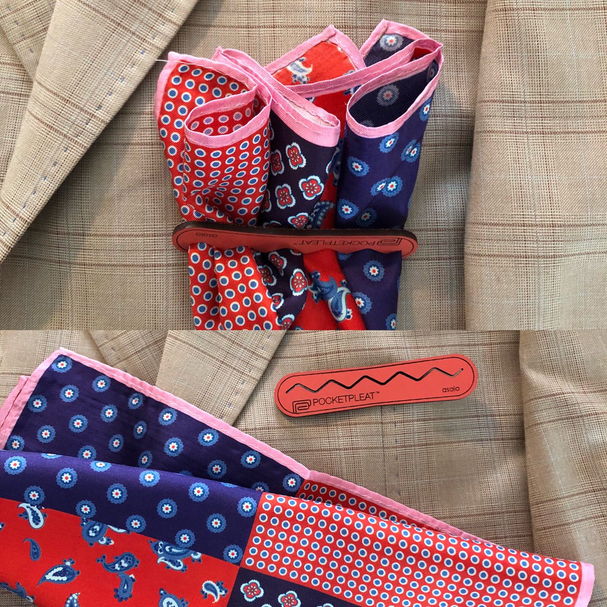 TheCreativeLyfe's tweet photo. @LarimoreLuanne DC designer creates answer to men's holiday #fashion dilemma in time for events season. Great am segment @nbcwashington. @PocketPleat                                 🎥 https://t.co/pgJfomilQL https://t.co/kEcTKaIUWI