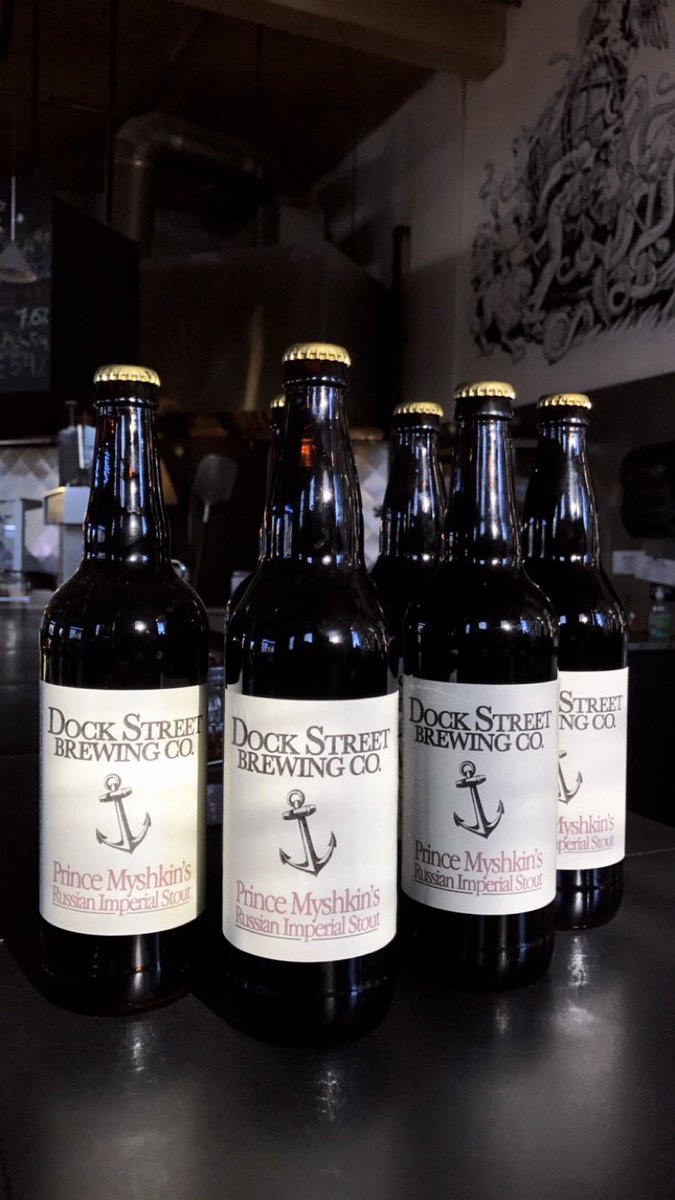 DockStreetBeer's tweet photo. #PrinceHarry may be off the market but we've got 6 #PrinceMyshkin #ImperialStout available behind the bar! $13 / 22oz. #DockStreetBeer https://t.co/8GEJRBMa9H