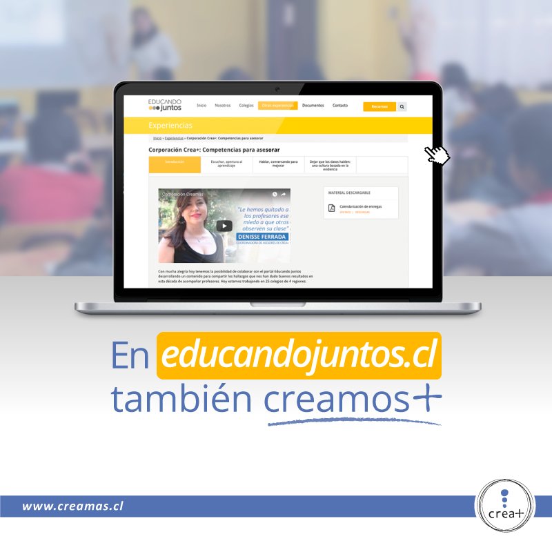 Conoce algunas de las reflexiones sobre nuestro trabajo acompañando profesores en: educandojuntos.cl/experiencias/c…
