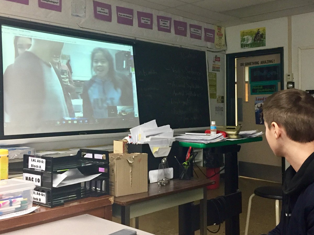 SLKTFlowers's tweet photo. NAC1O students meeting their peers on the west coast. #digcit #highered https://t.co/2AP80SVAle