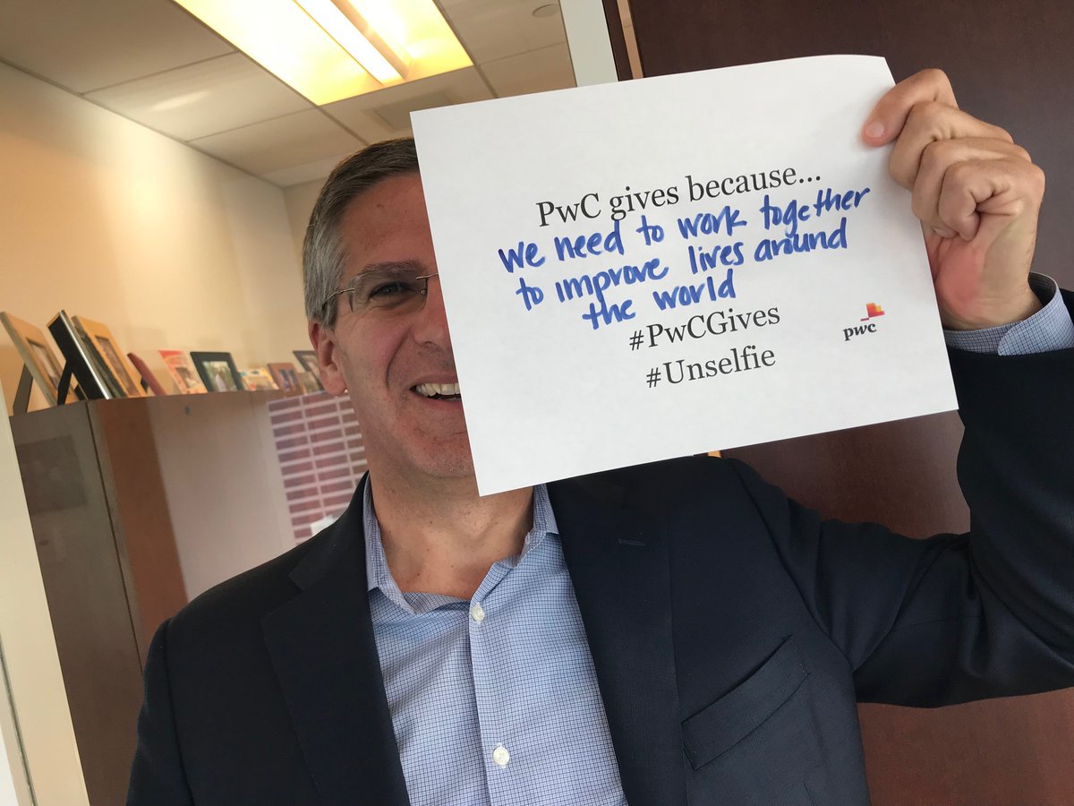 Bob_Moritz's tweet image. #PwCGives because we need to work together to improve lives around the world! #GivingTuesday #UNselfie #PwCProud