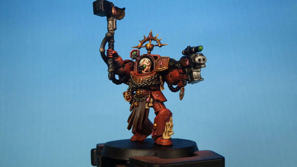 WhiteMetalGames's tweet photo. #BloodAngels #Captain #Terminator #WIP #Kitbash #Andythepainter #WMG #Whitemetalgames #Tabletop #Warhammer40k #warhammer #WH40k https://t.co/Zo7nhC78qr