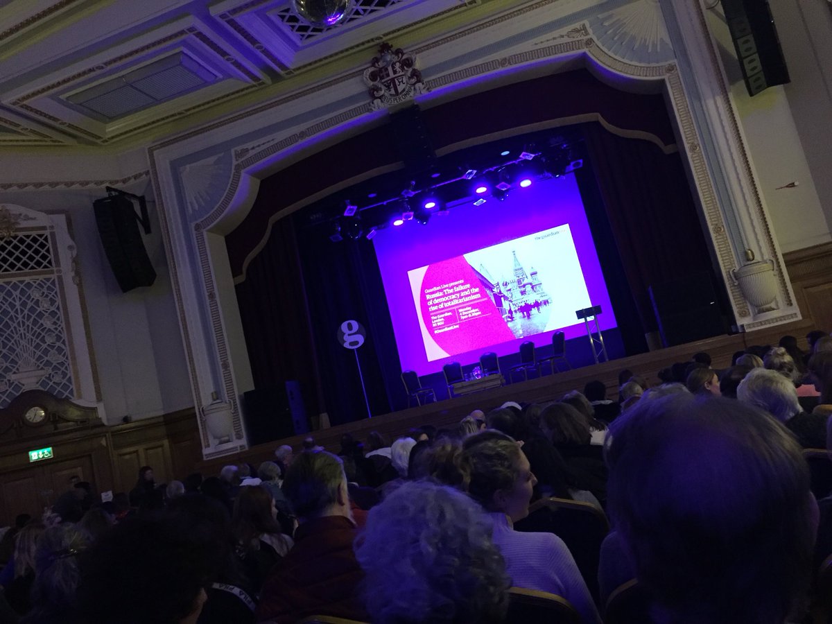AnySausage's tweet photo. Fantastic turn out tonight at #GaurdianLive with ShamiChakrabarti https://t.co/kEPp588jXO