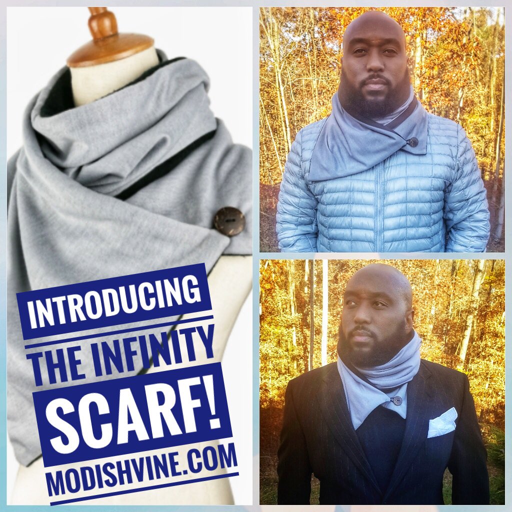 ModishVine's tweet photo. The Infinity Scarf. Stay warm my friends! #ModishVine #DasherBrand #scarves #Autumn #Winter #raleighstylist #mensstyle #blackexcellence #mensfashion #styleadvisor

https://t.co/gYf9W86Ja6 https://t.co/UpI7JrlKzQ