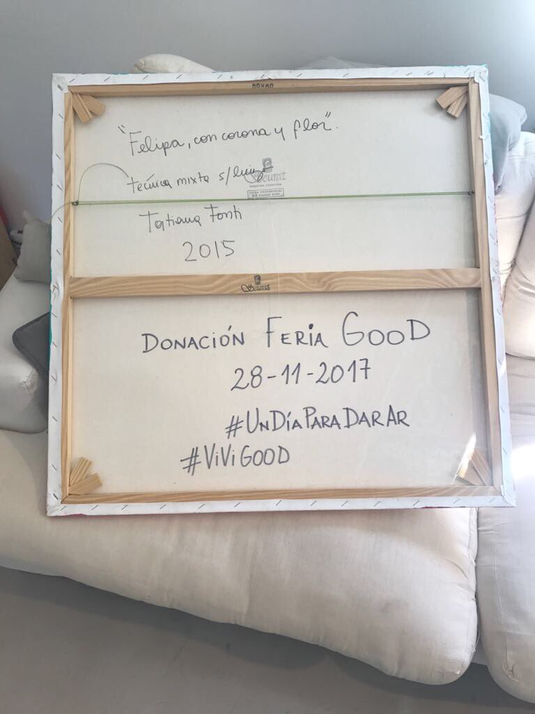 FeriaGood's tweet photo. Yendo a Donar! El arte sana 😍 #UnDiaParaDarAR #ayudaresgood #yosoygood @UnDiaParaDarAR @ritarai https://t.co/ZlnNjj1l8P