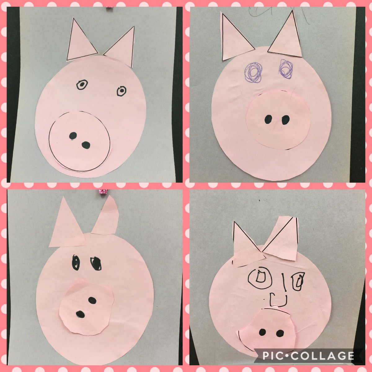@OurRoom146 made pigs today inspired by Phoebe Gilman's book Wonderful Pigs of Jillian Jiggs #pigs #jillianjiggs #literacy #communityclass