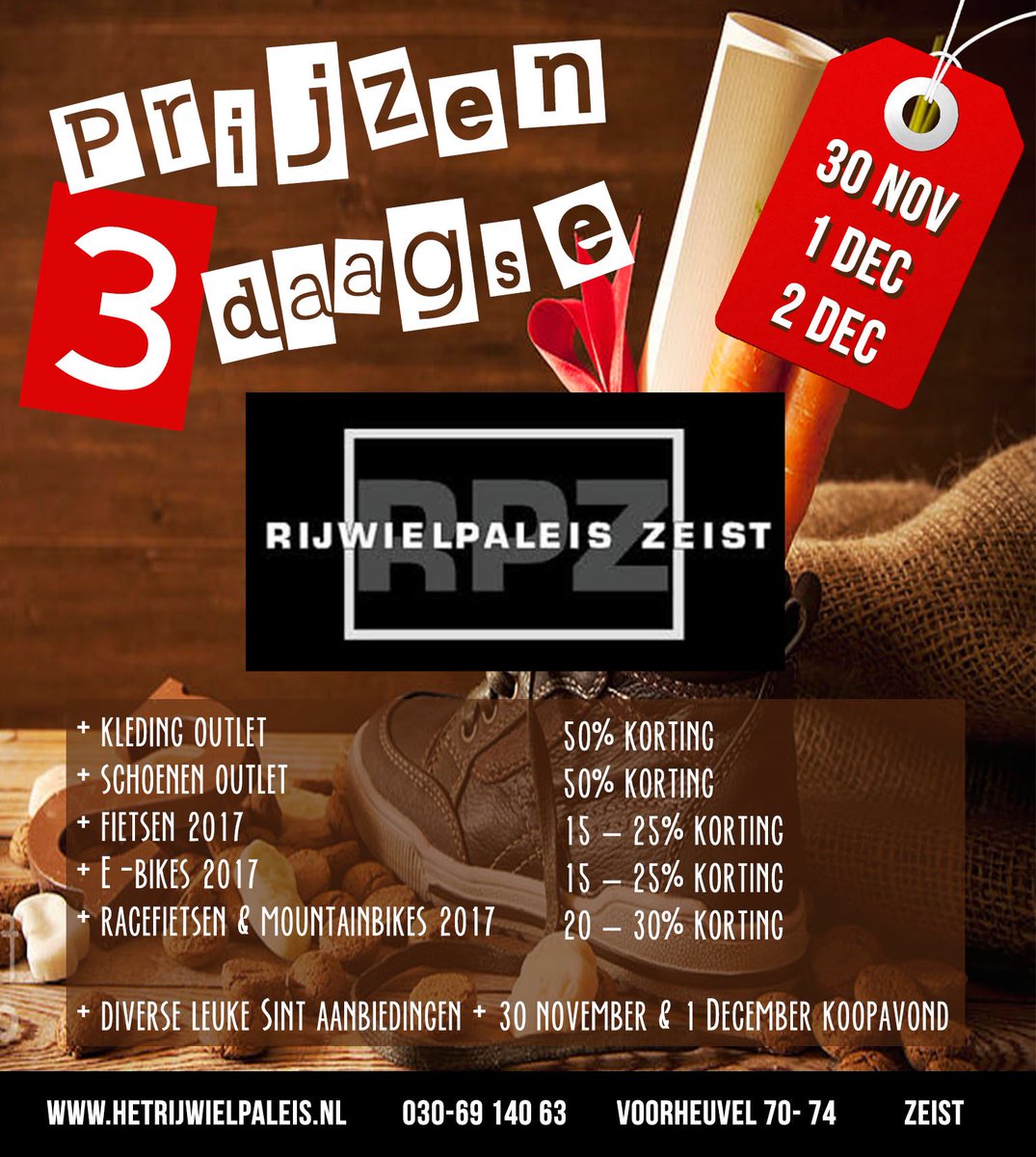 Prijzen 3-daagse! Profiteer 3 dagen lang van hoge kortingen! #cube #trek #wilier #giant #batavus #bianchi #eddymerckx