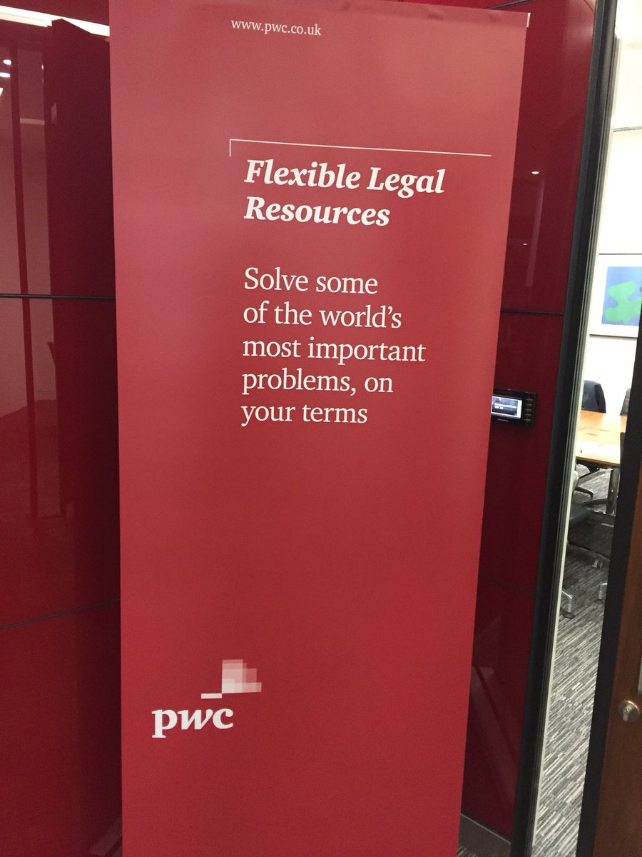 AMBotha01's tweet photo. First assessment day.  Glad to have met so many smart lawyers in the contingent market #pwclegal #flexiblelegalresources https://t.co/byxR78MbW6