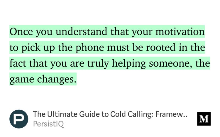 MartaRylko's tweet photo. Once you understand that your motivation to pick up the phone must be rooted in the fact that you are truly helping someone, the game changes.  https://t.co/7VbraOY0Re https://t.co/XRfzvLzL3s