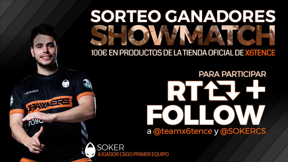 SOKERCS's tweet image. ❤️SORTEASO❤️

🏆100€ en productos de x6tence de la tienda x6tence.com

🔄Follow y RT a @teamx6tence y @SOKERCS

🙏 ¡Mucha suerte a todos !