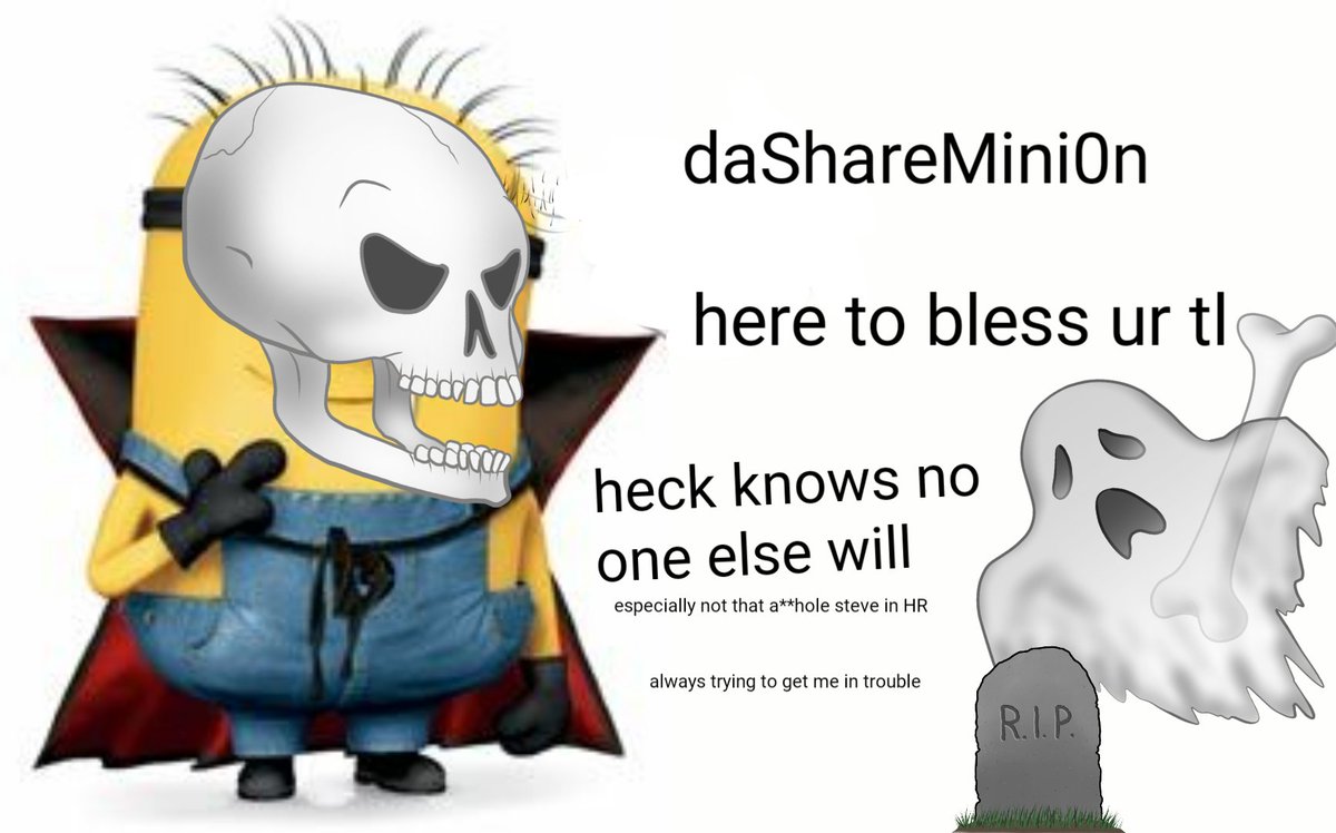 SillyMinionMeme's tweet photo. 1 rt = 1 awarness for our our bad minion brand thievery https://t.co/f8u2cpq69l