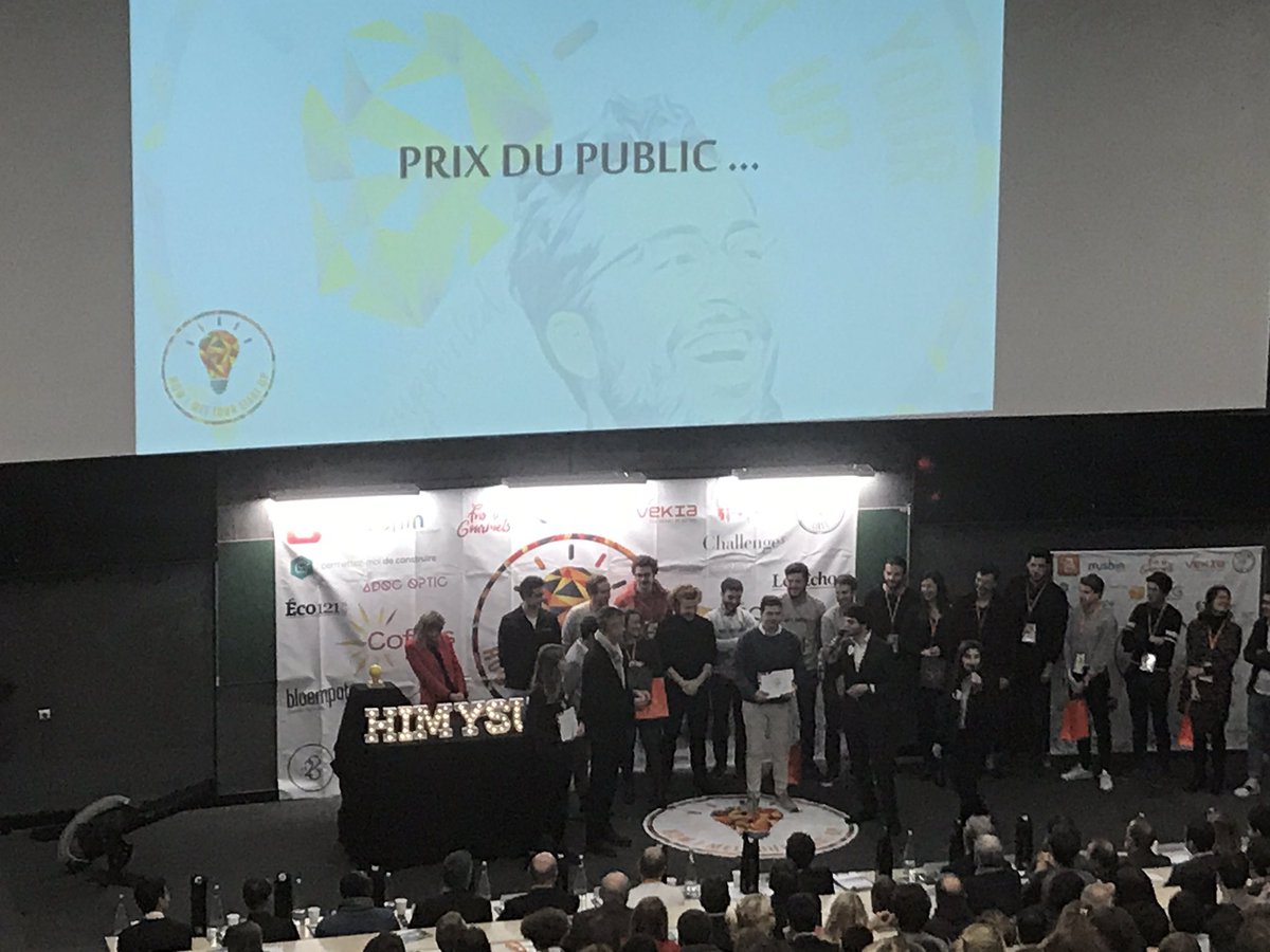 IESEG's tweet photo. #HIMYSU : Le Prix du Public est attribué à Guillaume APPERE https://t.co/SkSpc39VBo