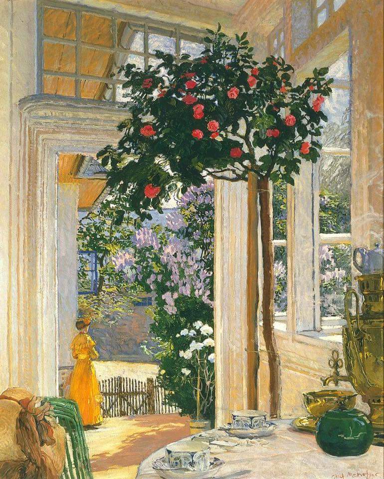 Art is life!

🎨 Sun in May, 1911

👨‍🎨 Józef Mehoffer (19 Mar 1869 – 8 Jul 1946) was a Polish painter and decorative artist, one of the leading artists of the Young Poland movement and one of the most revered Polish artists of his time.

Beauty of #Art 
#HistoryofPainting