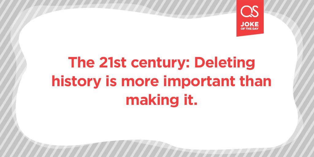 QuartSoft's tweet photo. #jokeoftheday #browserhistory https://t.co/hSrf4w3xCu