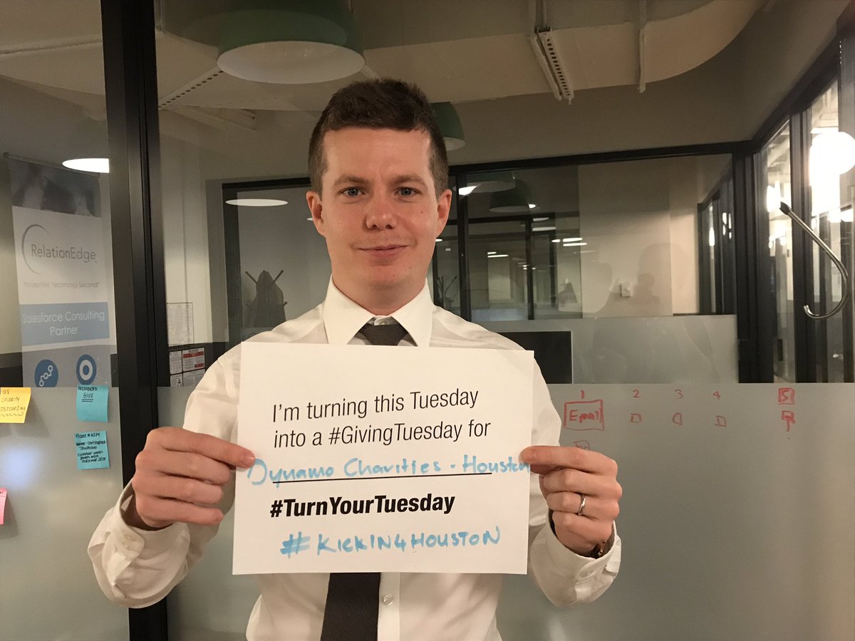 This #givingtuesday I am supporting the Houston hurricane relief effort via <a href="/dynamocharities/">Houston Dynamo FC Charities</a> for the #kickinforhouston fundraising event on 12/16 with the main man <a href="/stuholden/">Stu Holden</a>. Donate here bit.ly/KIFH_Stu #turnyourtuesday