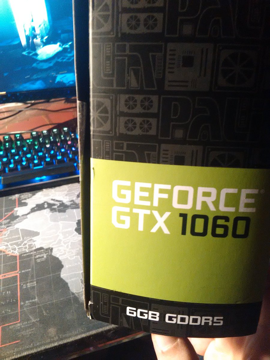 Dado777sp's tweet photo. ya por fin tengo grafica, no es tope de gama geforce gtx nvidia pero me servira para mis videos, asi que este mes habra novedades nuevas producciones #Dado7 https://t.co/gl9XGHpHAB