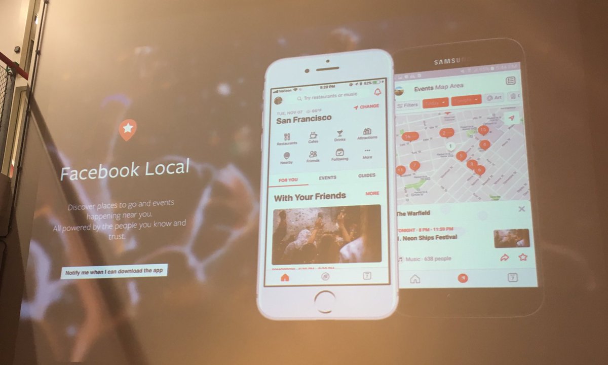 smc076's tweet photo. #FacebookLocal komt eraan! De concurrent van Foursquare. 
#smc076 https://t.co/30C8S3rub4
