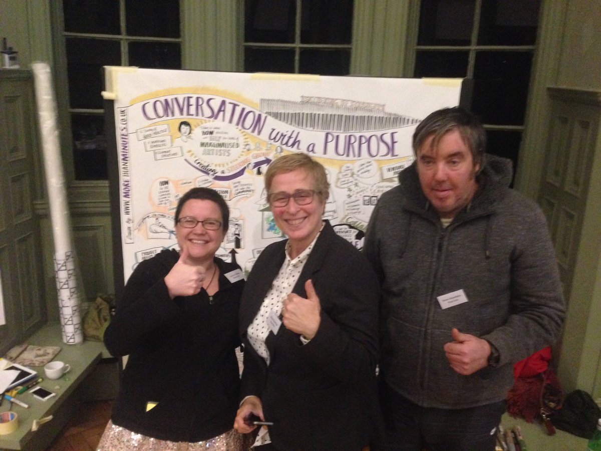 HollyGrange's tweet photo. Wonderful to host so many inspiring orgs &amp; individuals yesterday for our Conversation with a Purpose event looking at how museums can support marginalised artists. Thanks #MATransformers for supporting the day https://t.co/Nsl60sj1io