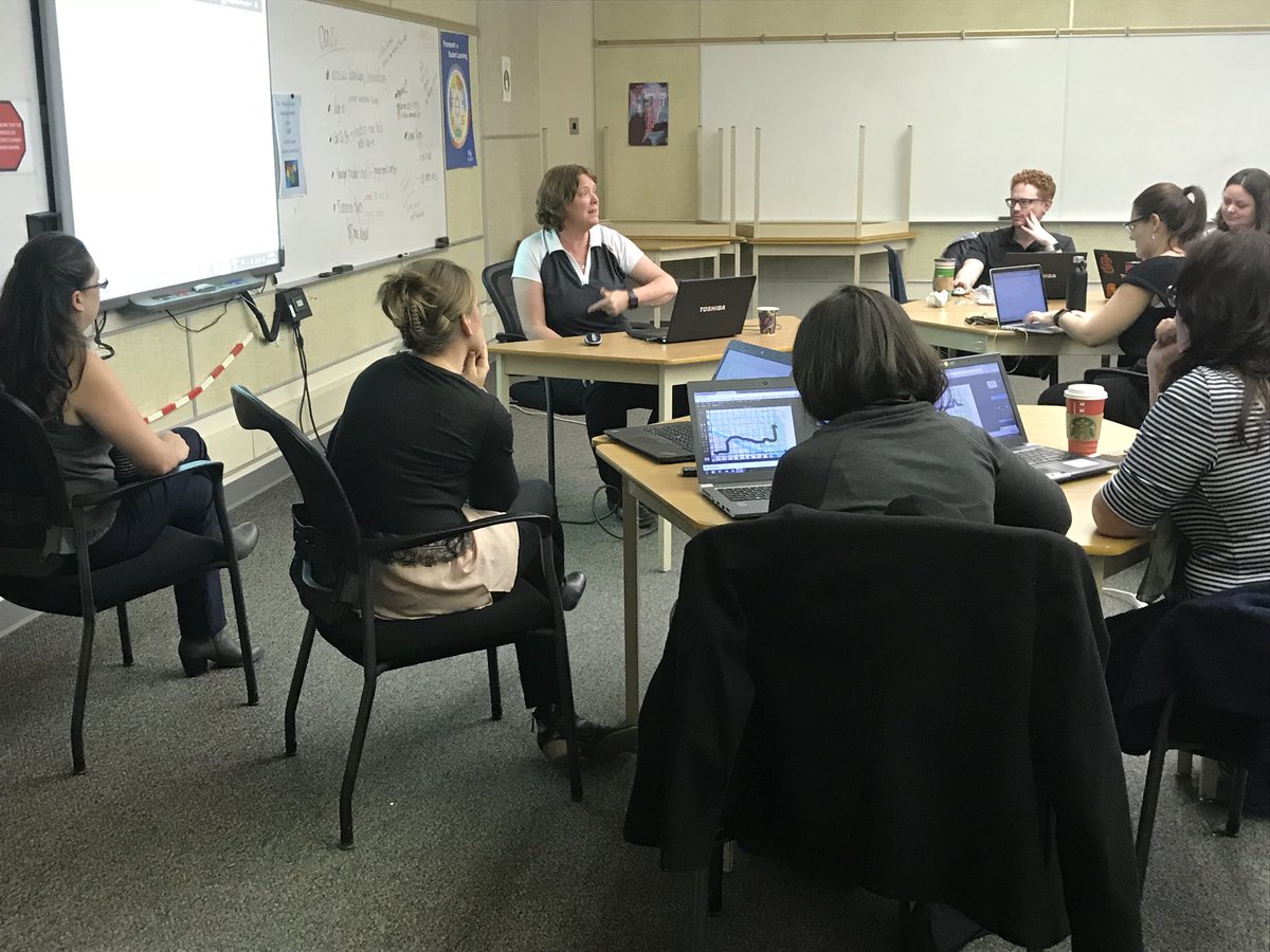 kevindeforge's tweet photo. Learning how to use Brightspace more effectively with #Ed Tech. What a keen group. @CCSD_edu @Sprotest @equinechica @blmclel https://t.co/EsUEpfqbhj