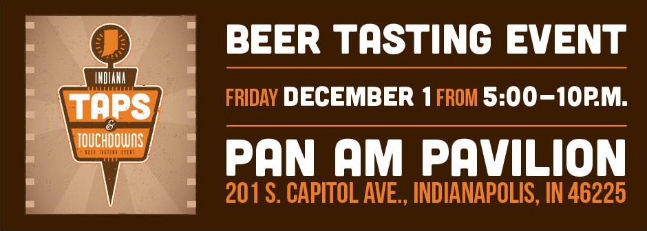 IndSportsCorp's tweet photo. Kick-off the #B1GFCG weekend with us at Indiana Taps & Touchdowns Dec. 1. We’ll take care of the beer and food - all you need is a ticket and some friends ready to have a great time. Tickets: https://t.co/YM2eXopnBC #IndyTaps https://t.co/bkjqtch27i