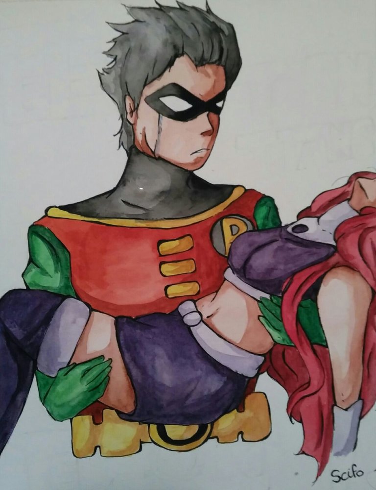 shermineitor21's tweet photo. Fanart de Teen Titans Robin y Starfire #yoarte #art #tagfanart https://t.co/lRP62JPPEW