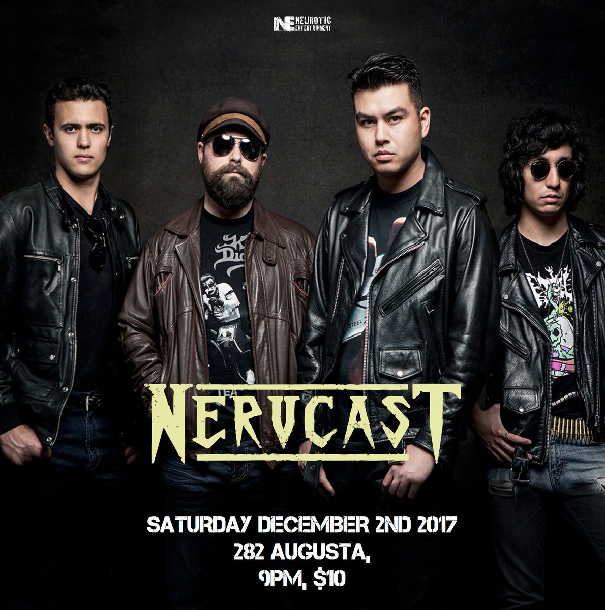 nervcast's tweet photo. This Saturday December 2nd we are pumped to rock Coalition on Augusta! #livemusic #newalbum #torontomusic #toronto #concert #heavymetal #rockshow #metalshow #lockedandloaded #nervcast #decembershow https://t.co/pL0W20eP5G