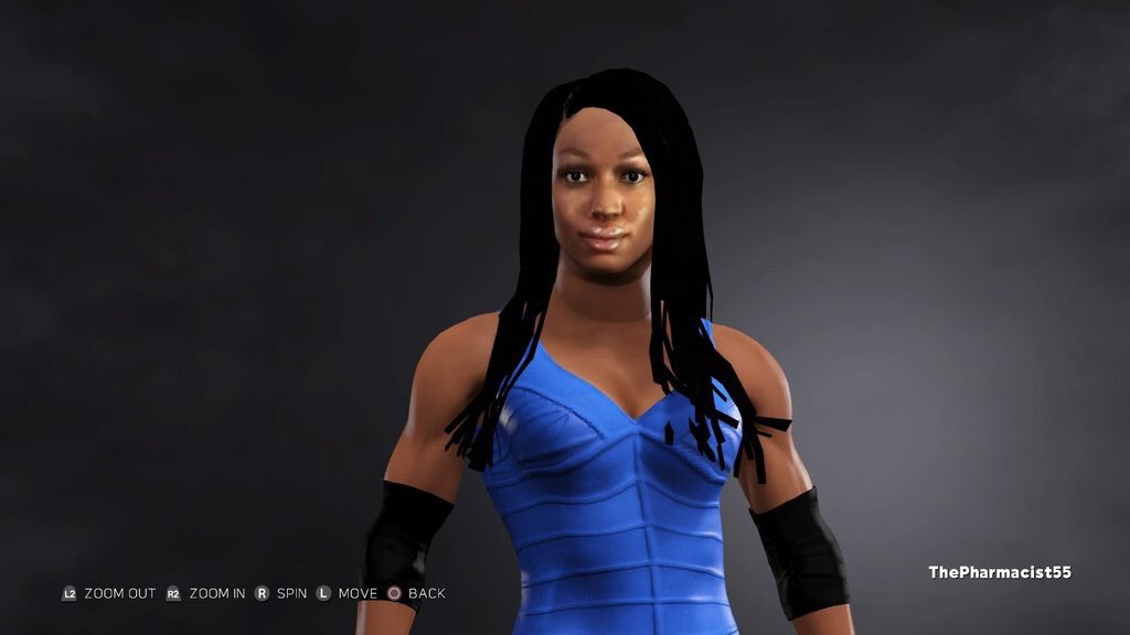 MsSlammer's tweet photo. thanks to @FightZXFight for this awesome creation! #WWE2K18 #gzwa https://t.co/9sdL1Teqms