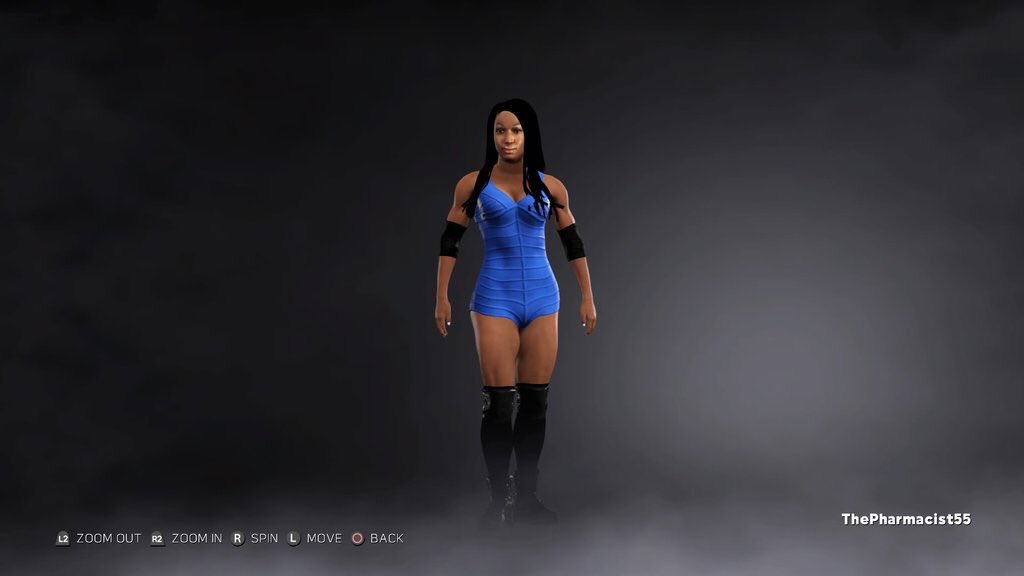 MsSlammer's tweet photo. thanks to @FightZXFight for this awesome creation! #WWE2K18 #gzwa https://t.co/9sdL1Teqms