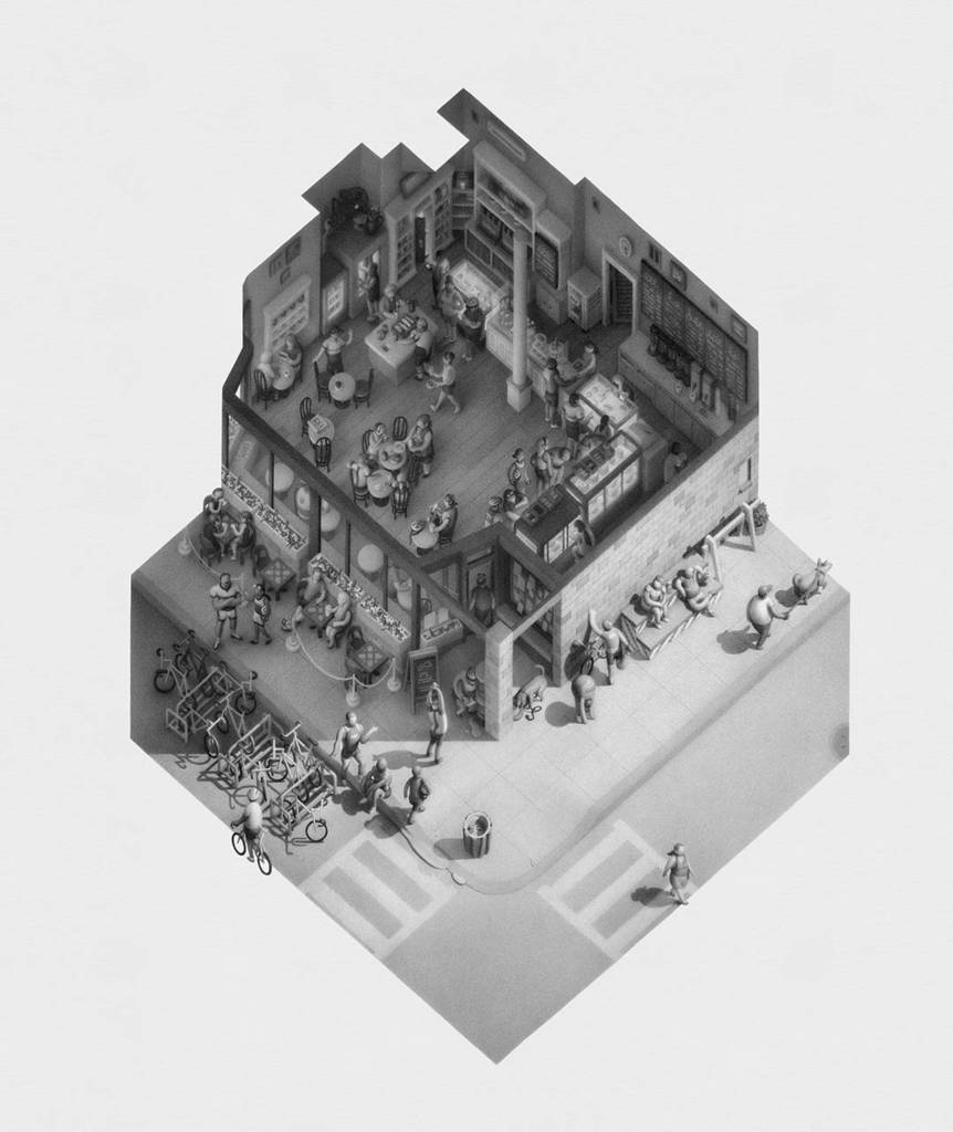 Pencil drawings by Mike Lee. via news.upperplayground.com #upnews ift.tt/2AeX6RR