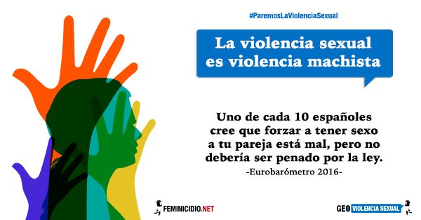#CulturaDeLaViolacionEs que tu pareja te fuerce a tener sexo pero no crea que deba ser delito

#NoEsNo, lo demás es violación

#16dias