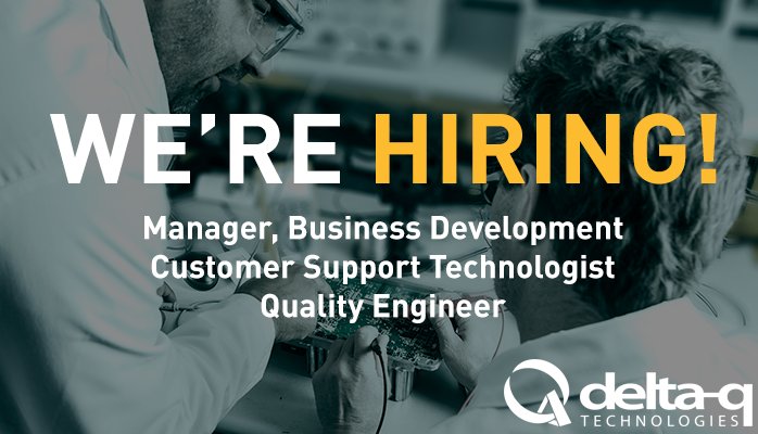 DeltaQTech's tweet photo. We're #hiring for multiple positions! Apply today to join a company with a dynamic culture that embraces honesty, integrity, perseverance and innovation. https://t.co/KfyXyWOVno https://t.co/hSamKc7fj5