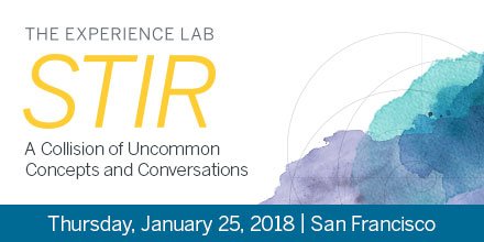 When was the last time you were positively provoked? What big ideas have sparked an epiphany? Join us to #STIR up health care → bit.ly/2dl3pcc