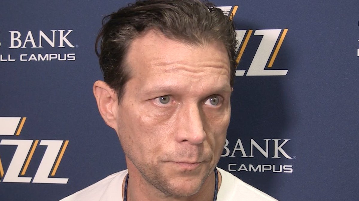 Head Coach Quin Snyder Shootaround Interview - 11.28.17  🎥: on.nba.com/2zxZfVk  #DENatUTA https://t.co/pOST0UIyfF