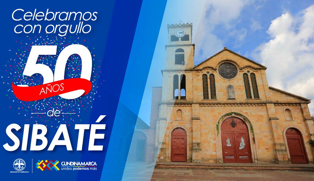 JorgeEmilioRey's tweet photo. Felicidades a #Sibaté en sus 50 años de vida institucional. Hoy celebramos su aniversario y queremos invitarlos a conocer este hermoso municipio.
¡Te esperamos! https://t.co/DaN2fMdwQM