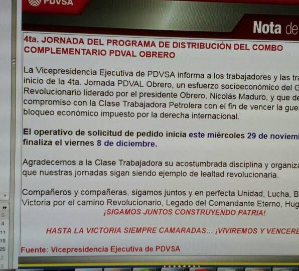Estradacandanga's tweet image. #CLAP Obreros de @PDVSA Vanguardia Petrolera. Vamos a la cuarta etapa de entrega de los alimentos a todos los trabajadores petroleros,
Con Nuestro Nuevo Ministro y presidente de #PDVSA @MQuevedoF 

Presidente obrero @NicolasMaduro seguimos venciendo guerra económica.