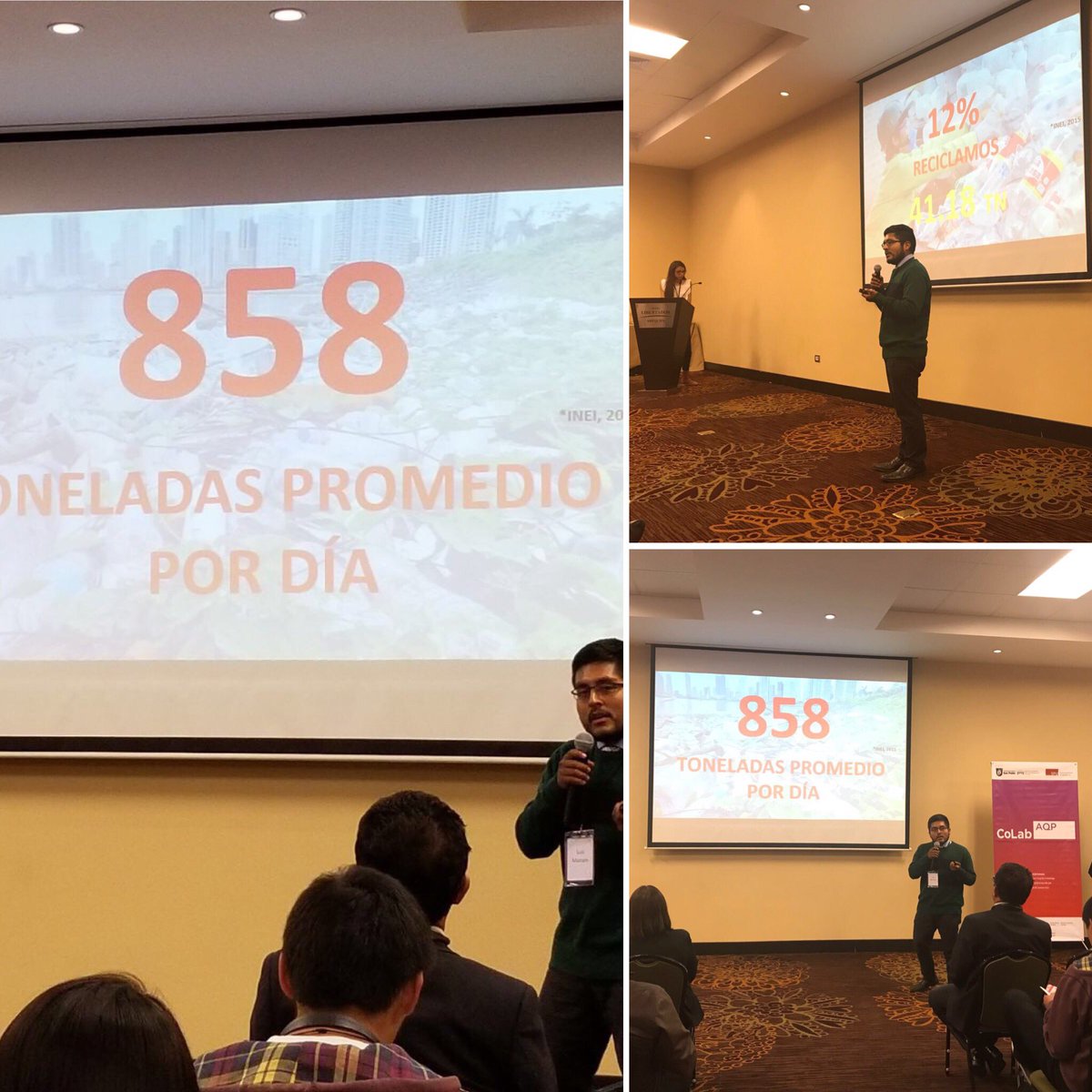 CoLabPeru's tweet photo. #SembrandOportunidades "Solid waste management in Cerro Colorado district" #Arequipa #sdg13 #CoLabAQP @SFUBeedie @UCSP https://t.co/NkzkbMQYok