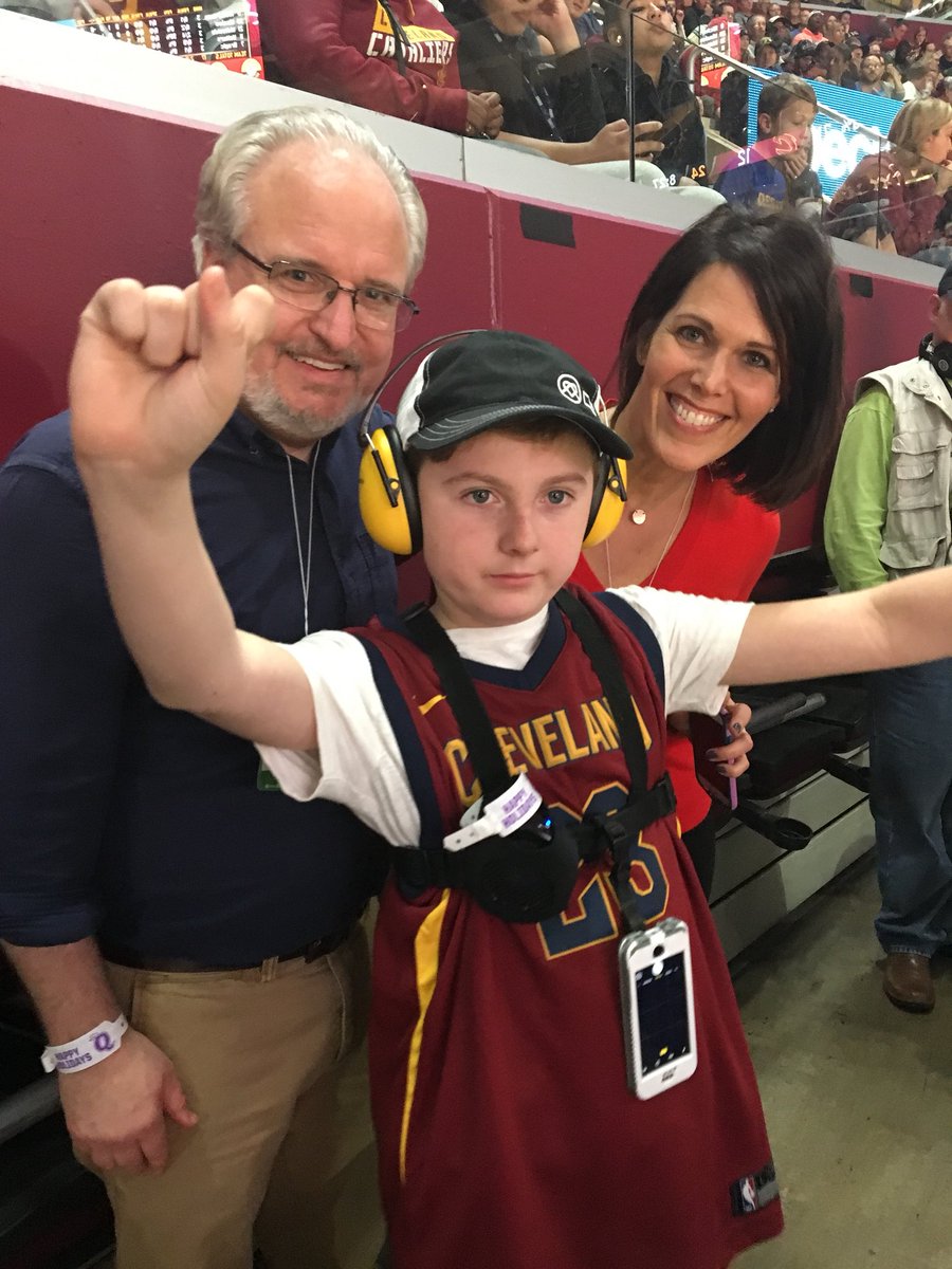 Thank you <a href="/danajacobson/">Dana Jacobson</a> &amp; <a href="/BrooklynARM/">Andrew Merlis</a> for listening and sharing our story. Such genuine and kind people. #sensoryinclusive #acceptance #inclusion <a href="/kulturecity/"></a> <a href="/cavs/">Cleveland Cavaliers</a>
