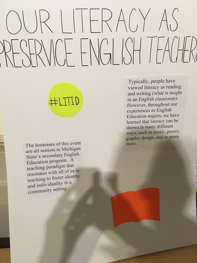vaughnwmwatson's tweet photo. Literacy as teaching, learning, and much love in and as words, music, art ... #litid https://t.co/CXjJH2VLF7