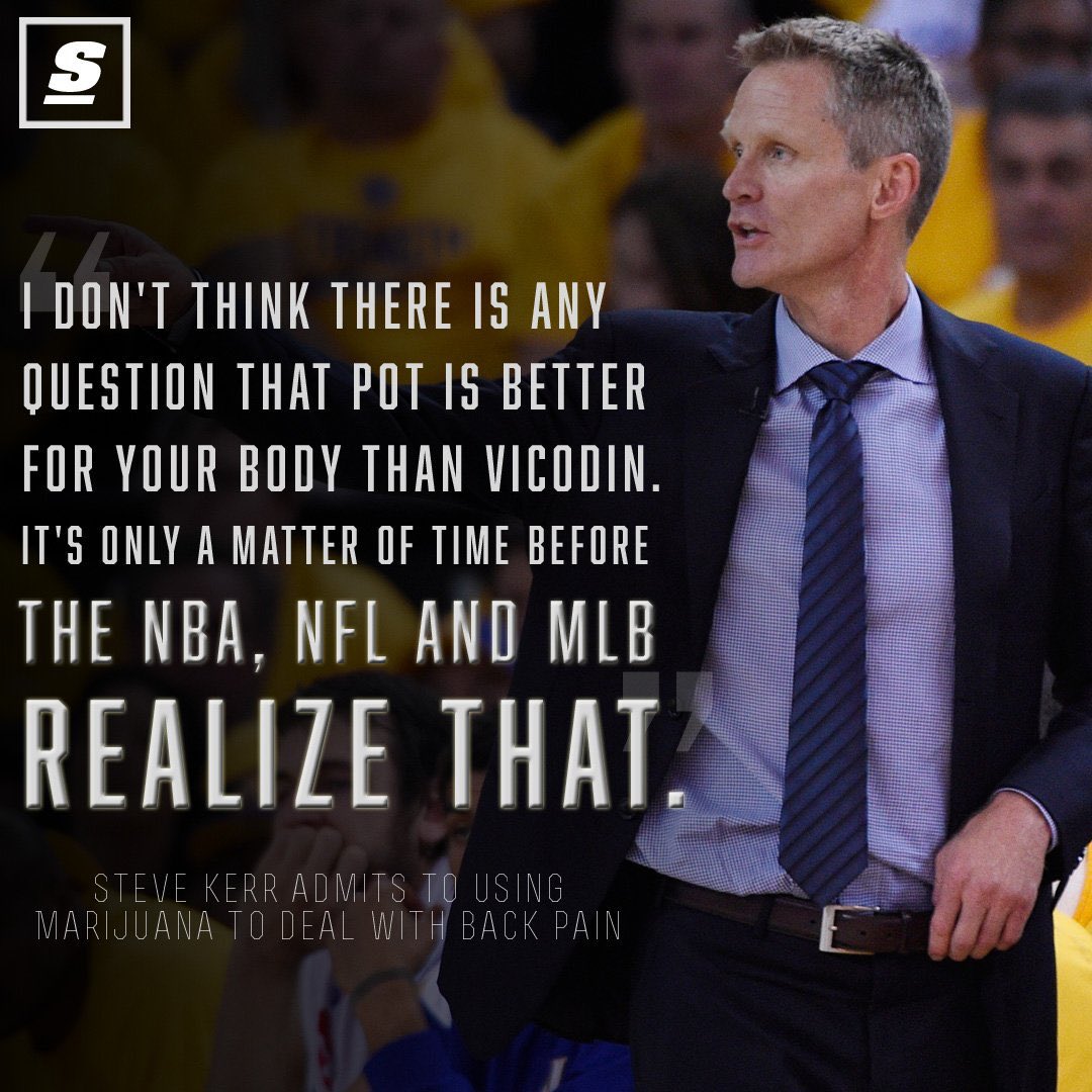 iluvincredibles's tweet photo. @SteveKerr knows the truth about the medicinal benefits of cannabis. 

@NBA @NFL @NHL @MLB 

#realizethat 

Go to our website and learn more about the incredibles experience #abetterexperience

https://t.co/hvhXoCVgVM https://t.co/VYBFLaYuKE
