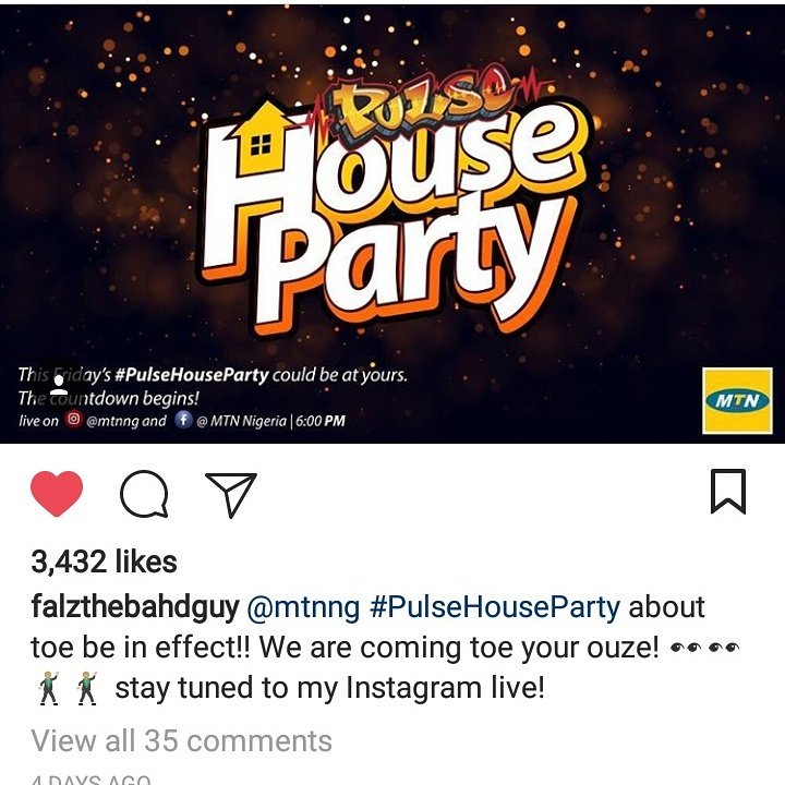 ForeverrSunny's tweet photo. @MTNNG @falzthebahdguy #PulseHouseParty LOVIN THIS!!!! https://t.co/g8uNrZLvqV