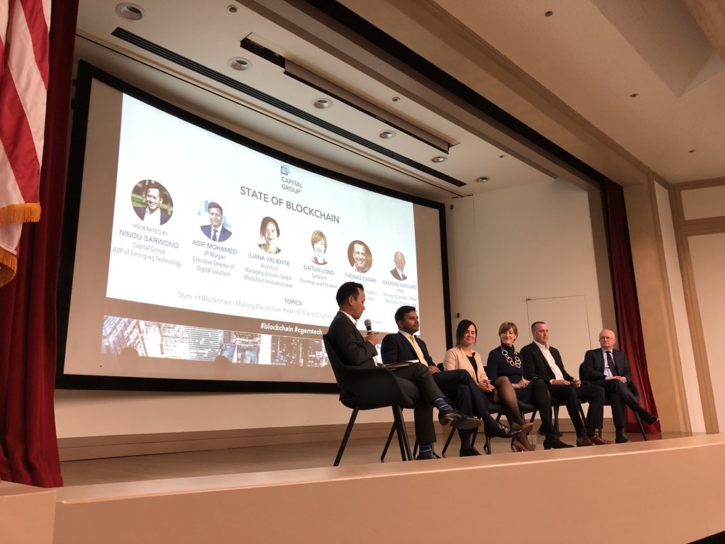 adamjgmiller's tweet photo. My team #cgemtech hosting a State of #Blockhain panel discussion https://t.co/LsEsSUfY7T