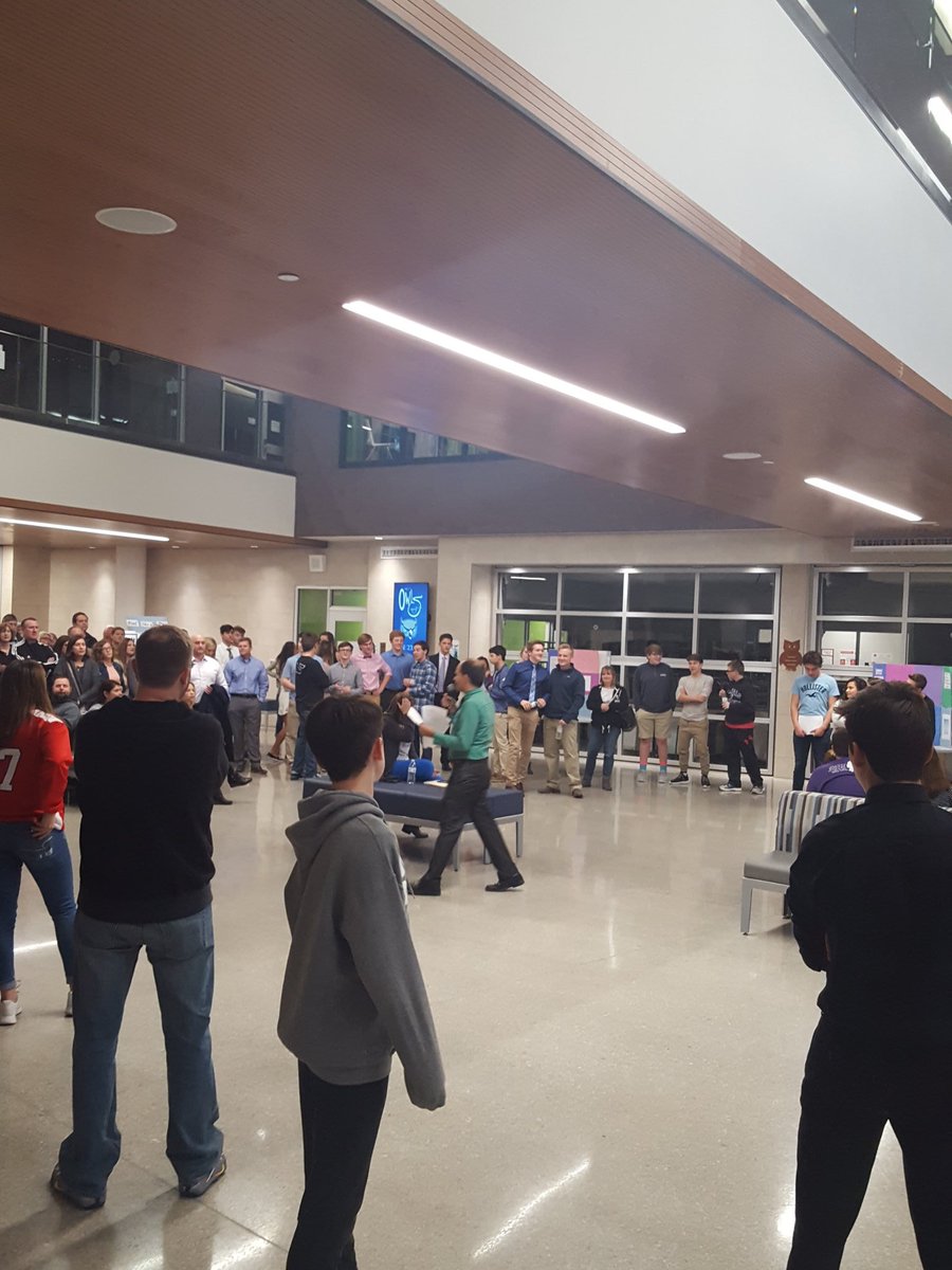 OWScience's tweet photo. Doc V scientifically sciencing science all night long!

Great work to all contestants at the first annual Olathe West Chemistry Night! https://t.co/jfgUtAbtth